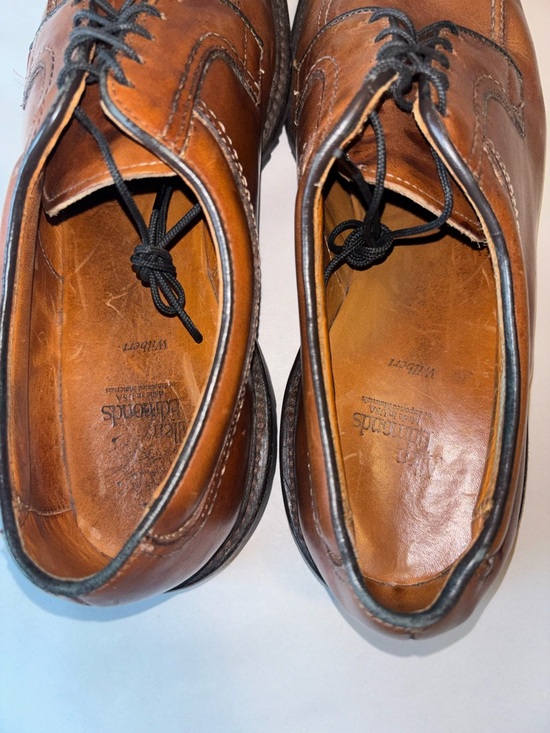 Allen Edmonds Wilbert Oxford Shoes Men Size 10.5 D Brown Leather Split Toe main image 4